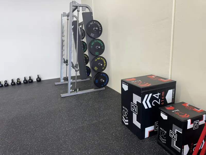 The strength training area at the Traralgon clinic